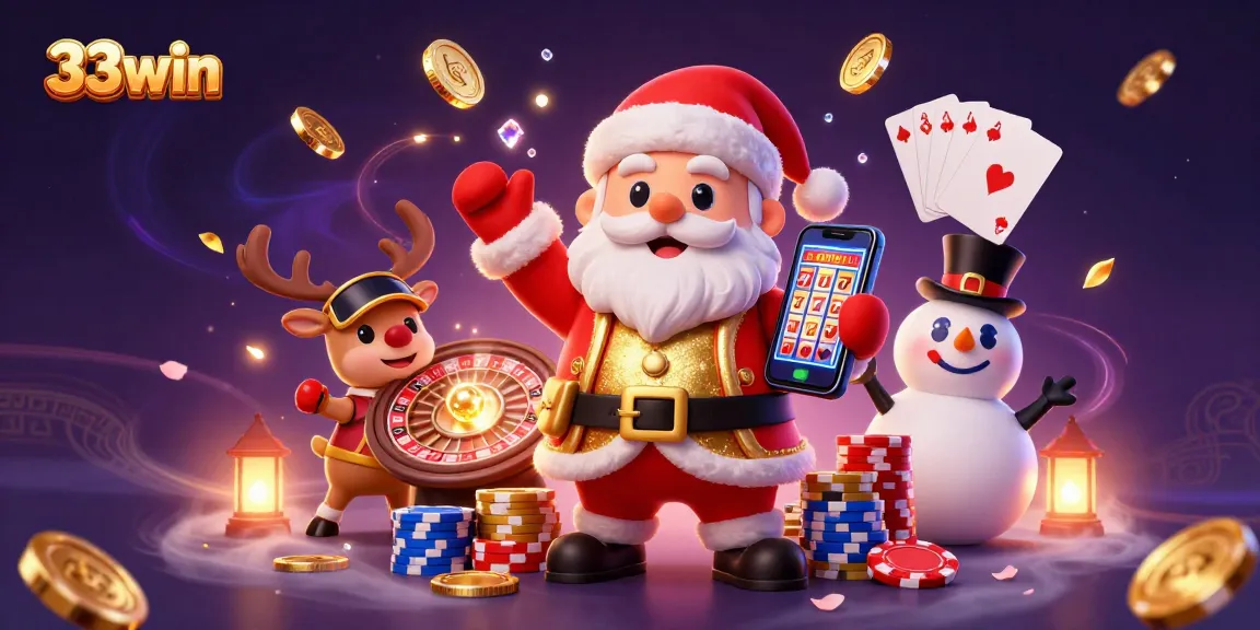 Experience thrilling jackpots at 33win with friendly characters in a dynamic casino scene.