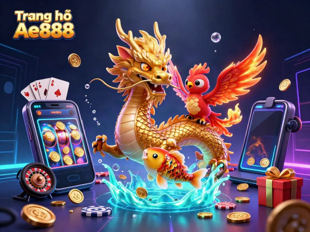 Engage in thrilling gameplay at Trang chủ Ae888 with vibrant casino games and dynamic characters.
