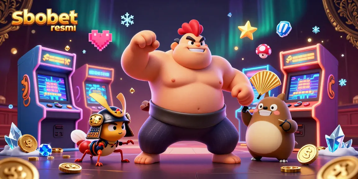 Engage in thrilling gameplay with sbobet resmi featuring colorful characters and dynamic casino elements.