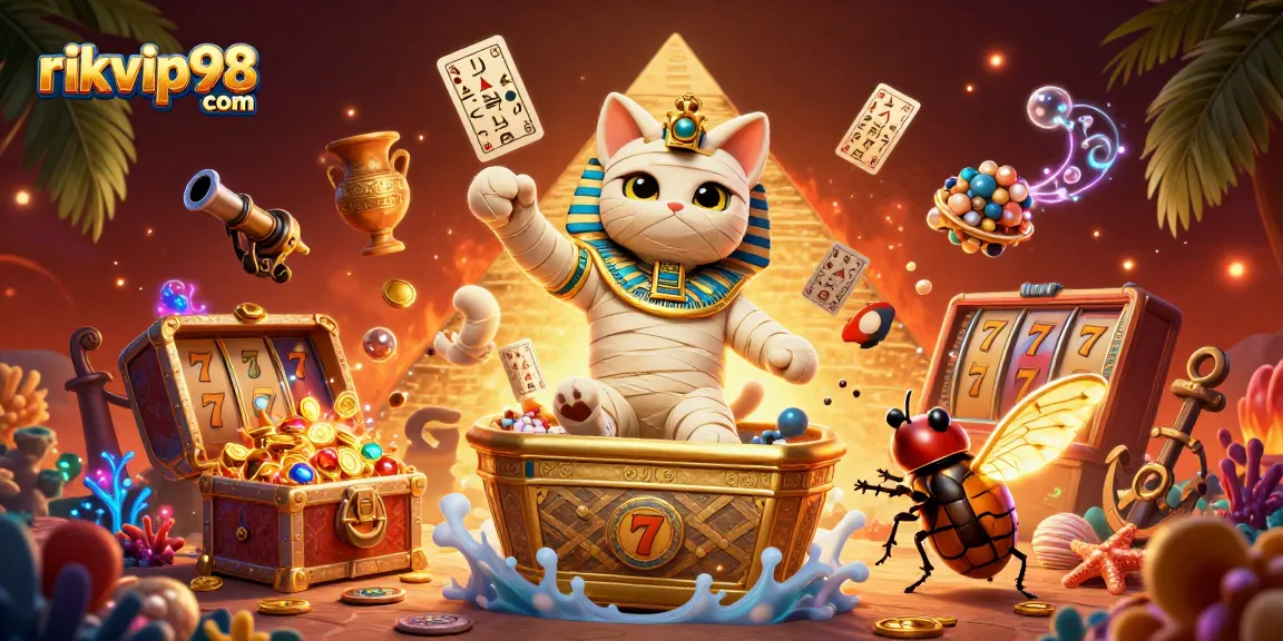 Join the fun at rikvip98 com with an exciting 3D casino adventure featuring vibrant characters and games.